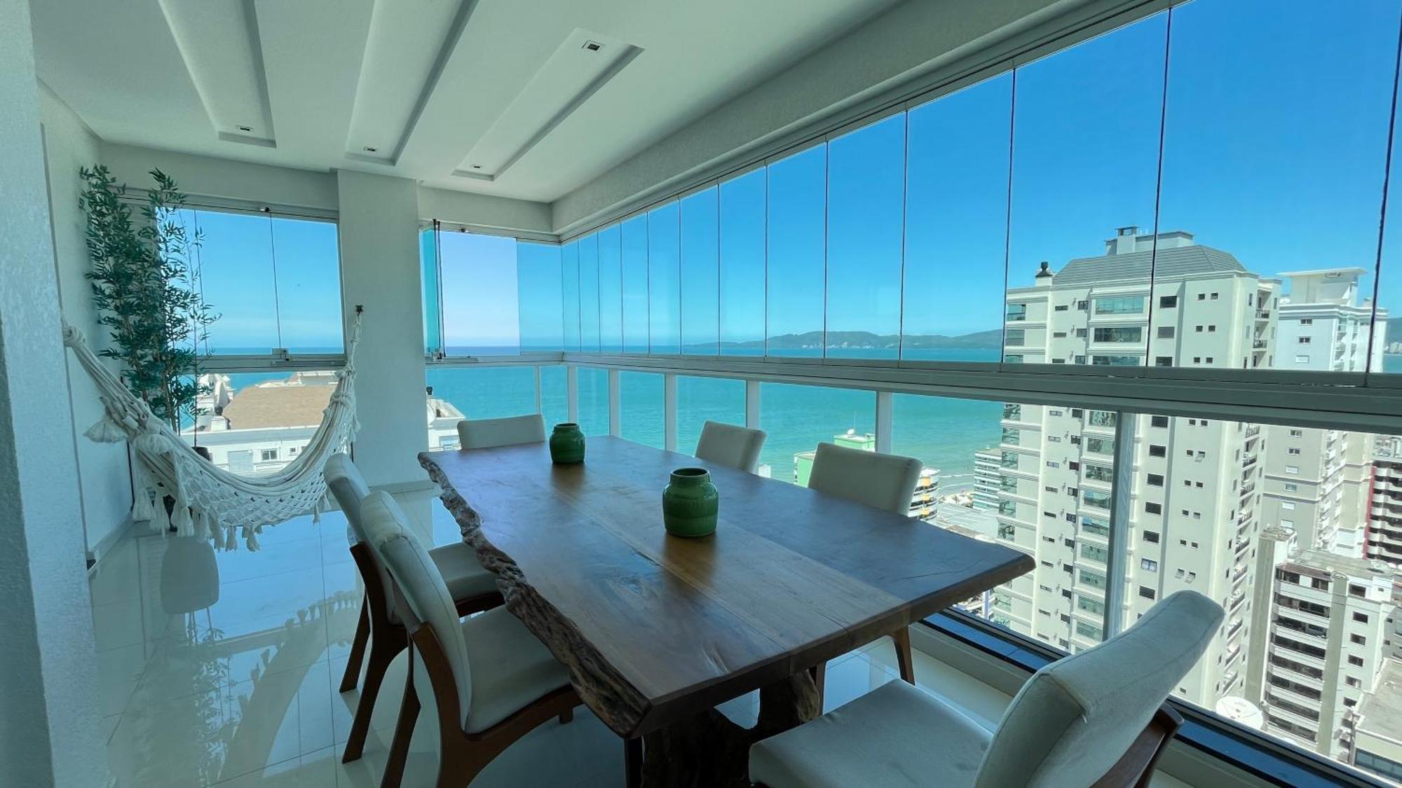 Cobertura Com Belissima Vista Para O Mar E Jacuzzi Итапема Экстерьер фото